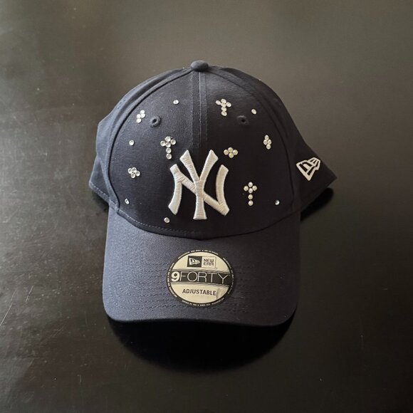 Yankees Custom Bling Baseball Hat - Picture 1 of 5